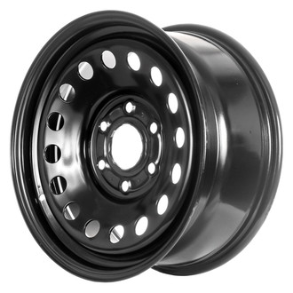 Replace® - 16-Hole Black 17x7.5 Steel Factory Wheel - Remanufactured