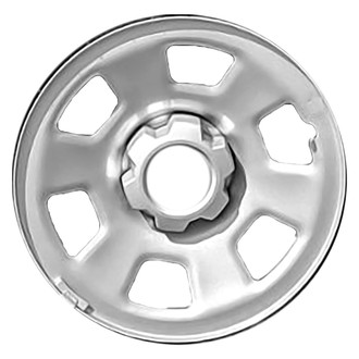 Replace® - 6-Slot Silver 17x8 Steel Factory Wheel - Remanufactured