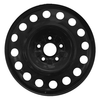 Replace® - 16-Hole Black 17x4.5 Steel Factory Wheel - Remanufactured