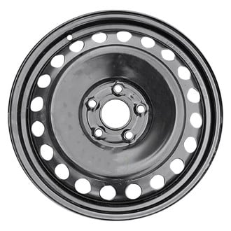Replace® - 20-Hole All Painted Black 17x4 Steel Factory Wheel - Remanufactured