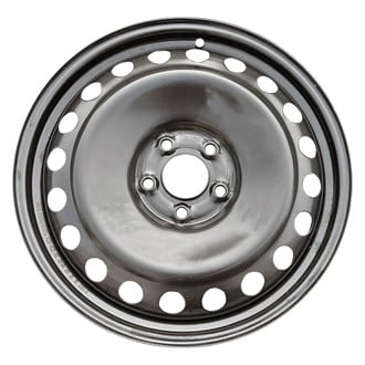 Replace® - 20-Hole All Painted Black 18x4 Steel Factory Wheel - Remanufactured