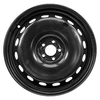 Replace® - 16-Hole Black 19x5.5 Steel Factory Wheel - Remanufactured