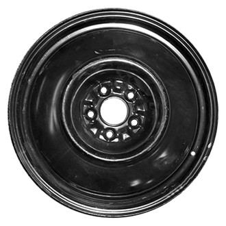 Replace® - Black 18x4 Steel Factory Wheel - Remanufactured