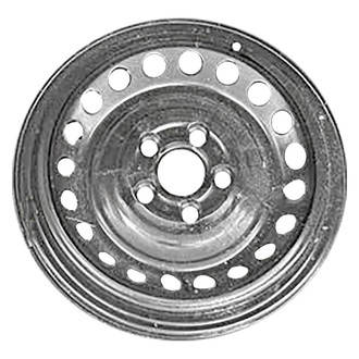 Replace® - 20-Hole All Painted Black 16x6.5 Steel Factory Wheel - Remanufactured