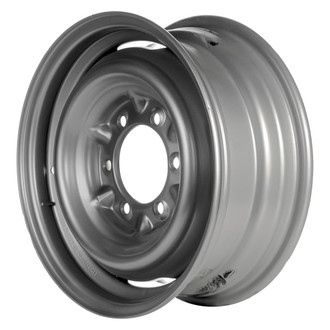 Replace® - 4-Slot Silver 15x5 Steel Factory Wheel - Remanufactured
