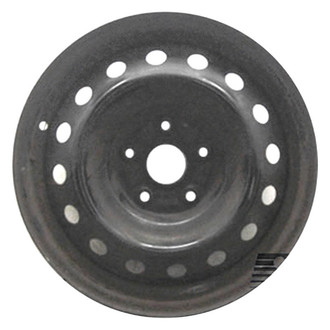 Replace® - 16-Hole Black 16x6.5 Steel Factory Wheel - Remanufactured