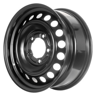 Replace® - 18-Hole Black 18x8 Steel Factory Wheel - Remanufactured