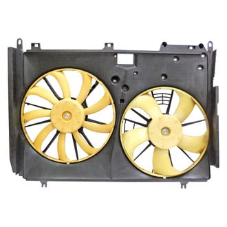 Replace® - Dual Radiator and Condenser Fan Assembly