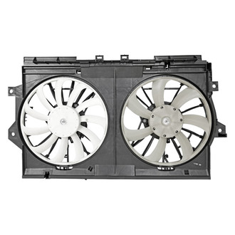 Replace® - Radiator and Condenser Fan Assembly with Two Fans