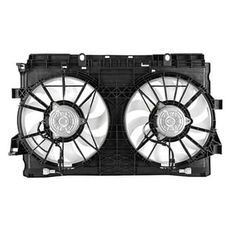 Replace® - Radiator and Condenser Fan Assembly with Two Fans