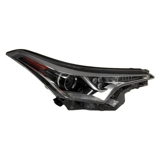Replace® TO2519193NIQ - Remanufactured Passenger Side Replacement Headlight Lens and Housing
