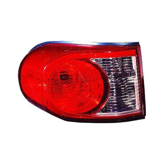 Replace® - Driver Side Replacement Tail Light Lens and Housing (Standard Line)