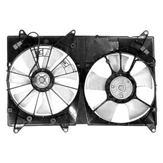 Replace® - Dual Radiator and Condenser Fan Assembly