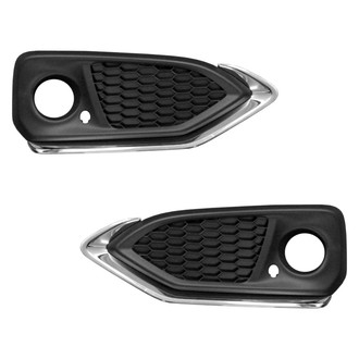 Replace® - Front Driver and Passenger Side Fog Light Bezel Set (Standard Line)