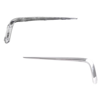 Replace® - Front Driver and Passenger Side Bumper Cover Molding Set (CAPA Certified)