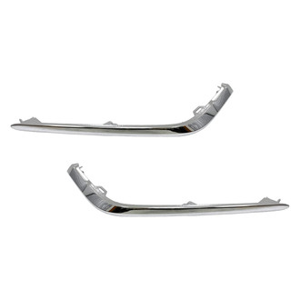Replace® - Rear Driver and Passenger Side Bumper Molding Set (Standard Line)