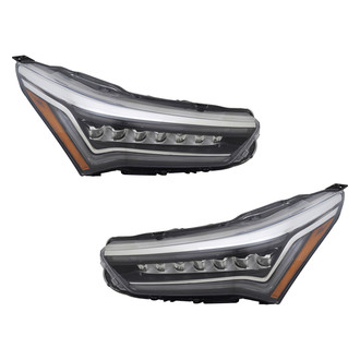 Replace® - Driver and Passenger Side Replacement Headlight Set (CAPA Certified)