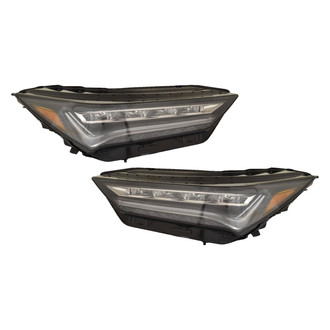 Replace® - Driver and Passenger Side Replacement Headlight Set (CAPA Certified)