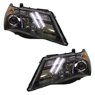 Replace® - Driver and Passenger Side Replacement Headlight Set Lens and Housing (CAPA Certified)