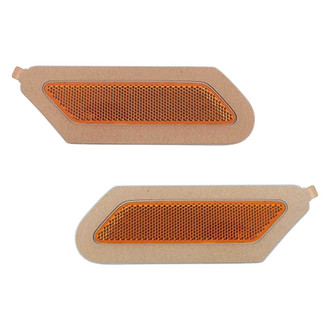 Replace® - Front Driver and Passenger Side Bumper Reflector Set (Brand New OE)