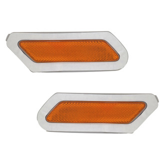 Replace® - Front Driver and Passenger Side Bumper Reflector Set (Standard Line)
