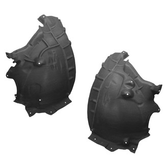 Replace® - Front Rearward Driver and Passenger Side Fender Liner Rear Section Set (Standard Line)