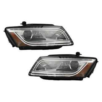 Replace® - Driver and Passenger Side Replacement Headlight Set Lens and Housing (CAPA Certified)