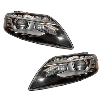 Replace® - Driver and Passenger Side Replacement Headlight Set Lens and Housing (Standard Line)