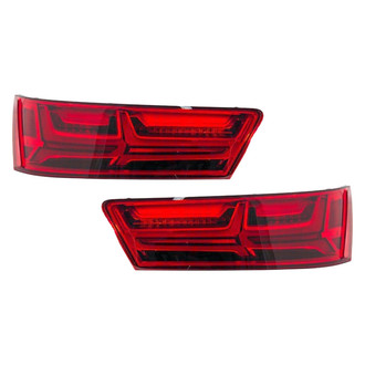 Replace® - Driver and Passenger Side Upper Replacement Tail Lights (Standard Line)