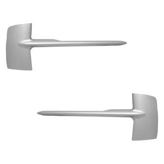 Replace® - Front Lower Driver and Passenger Side Bumper Grille Molding Set (Standard Line)