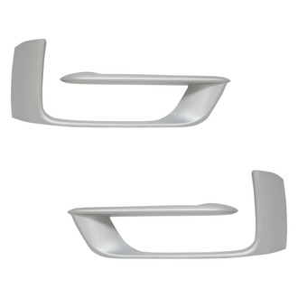 Replace® - Front Driver and Passenger Side Fog Light Trim Set (Standard Line)