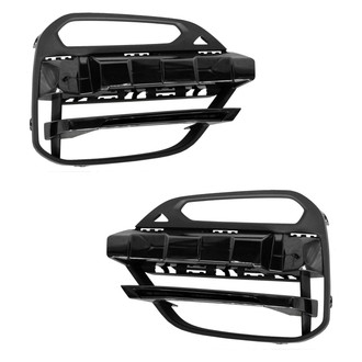 Replace® - Front Lower Outer Driver and Passenger Side Bumper Cover Insert Set (Standard Line)