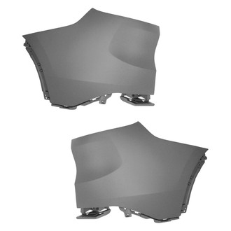 Replace® - Rear Driver and Passenger Side Bumper Cover Set (Standard Line)