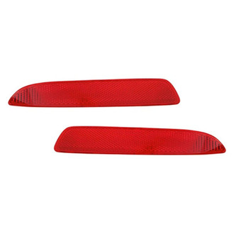 Replace® - Rear Driver and Passenger Side Bumper Reflector Set (CAPA Certified)