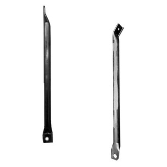 Replace® - Front Driver and Passenger Side Radiator Support Brace Set (CAPA Certified)