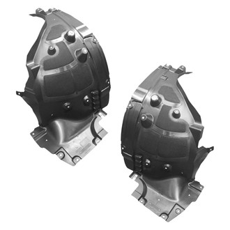 Replace® - Front Rearward Driver and Passenger Side Fender Liner Set (CAPA Certified)