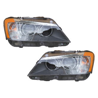Replace® - Driver and Passenger Side Replacement Headlight Set (Standard Line)