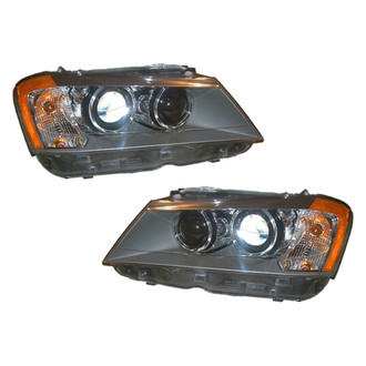 Replace® - Driver and Passenger Side Replacement Headlight Set (Standard Line)