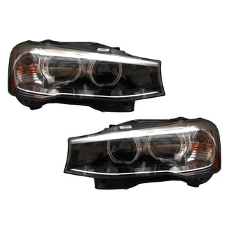 Replace® - Driver and Passenger Side Replacement Headlight Set Lens and Housing (Standard Line)