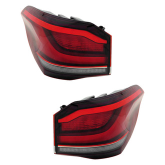 Replace® - Driver and Passenger Side Outer Replacement Tail Lights (Standard Line)