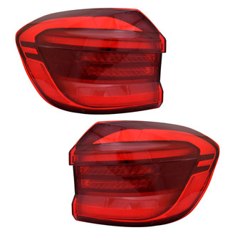 Replace® - Driver and Passenger Side Outer Replacement Tail Lights (CAPA Certified)