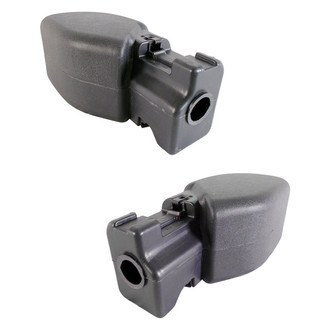 Replace® - Front Driver and Passenger Side Bumper End Set (Standard Line)