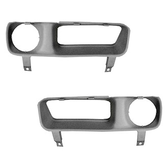 Replace® - Front Driver and Passenger Side Bumper Grille Insert Set (Standard Line)