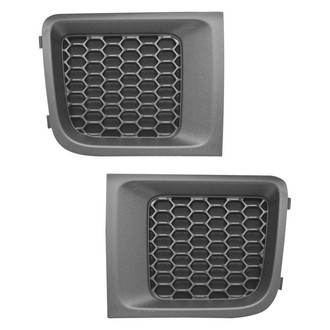 Replace® - Front Outer Driver and Passenger Side Bumper Grille Insert Set (Standard Line)