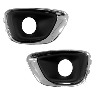 Replace® - Front Driver and Passenger Side Fog Light Bezel Set (Standard Line)