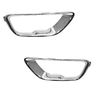 Replace® - Front Driver and Passenger Side Fog Light Trim Set (Standard Line)