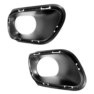 Replace® - Front Driver and Passenger Side Fog Light Bezel Set (Standard Line)