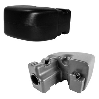 Replace® - Rear Driver and Passenger Side Bumper End Set (Standard Line)