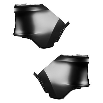 Replace® - Rear Driver and Passenger Side Bumper Cover Extension Set (CAPA Certified)