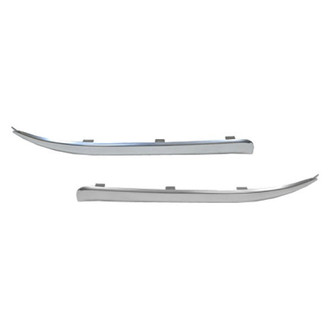 Replace® - Rear Driver and Passenger Side Bumper Cover Molding Set (Standard Line)
